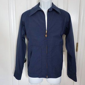 MEN'S MCGREGOR DRIZZLER VINTAGE FIELD JACKET SZ: 38 NAVY BLUE